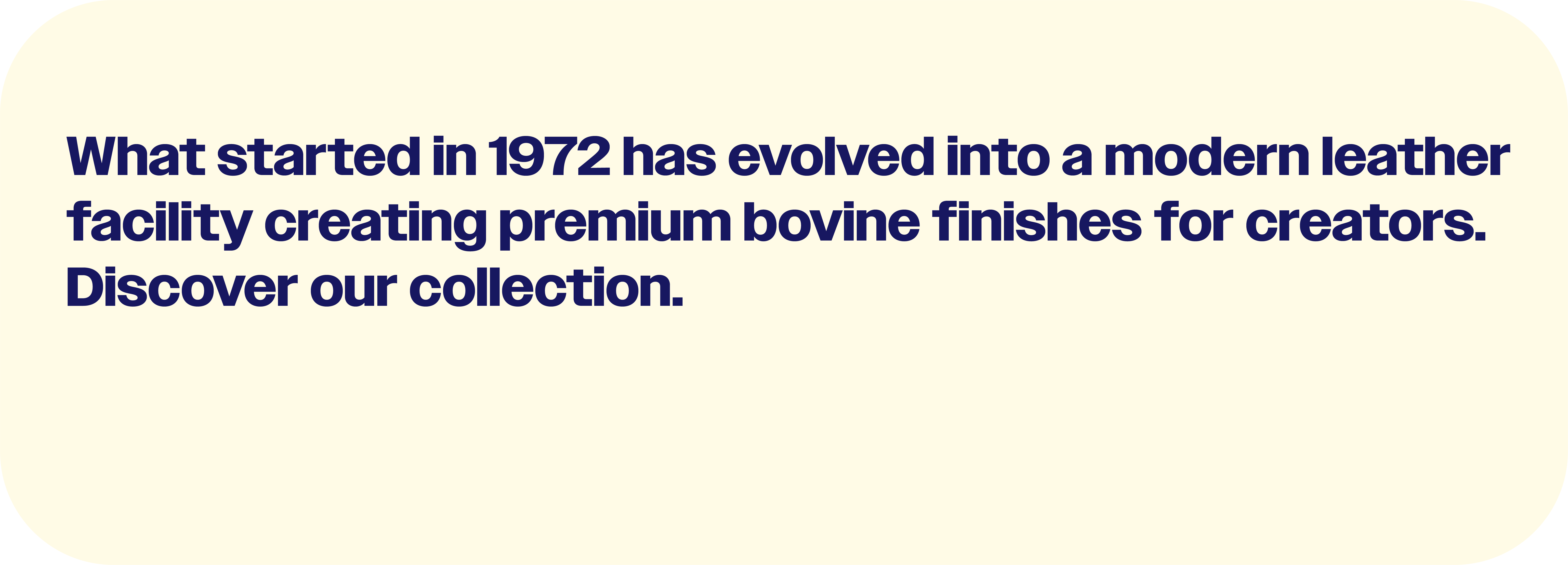 Discover the Collection